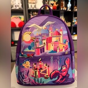 Loungefly Disney Little Mermaid Ariel Castle Series Mini Backpack